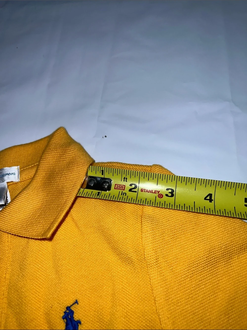 Ralph Lauren Toddler Bright Yellow and Navy Pony with Button-up